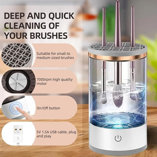 Trendy Vibe™-Electric Makeup Brush Cleaner